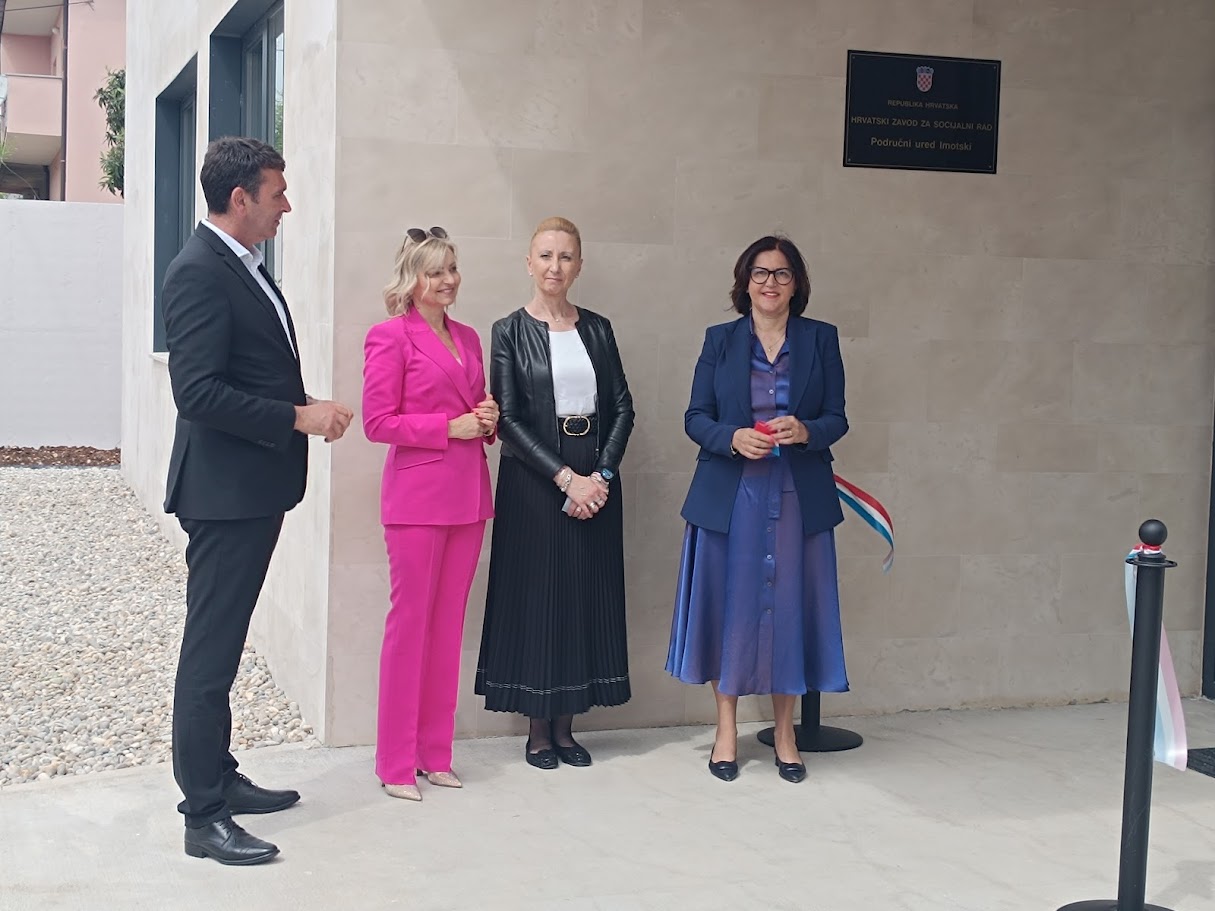 Otvorena nova zgrada Hrvatskog zavoda za socijalni rad Područnog ureda Imotski