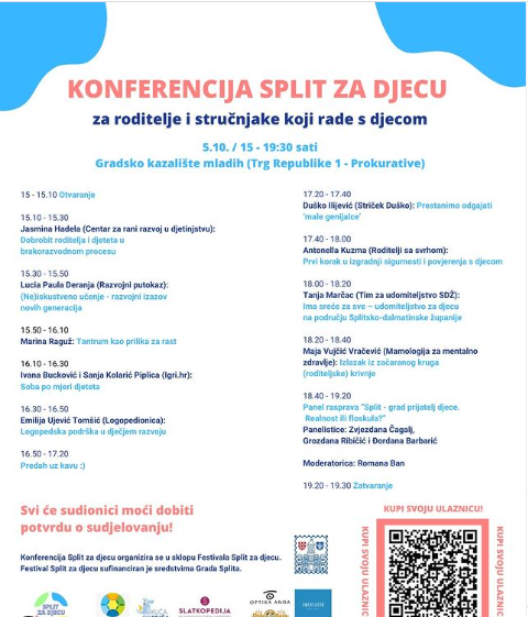 Sudjelovanje na konferenciji Split za djecu